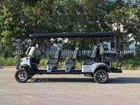 Voiturette de golf électrique 6 places en aluminium, véhicule utilitaire à énergie nouvelle, scooter de golf, voiturette de club, chariot électrique