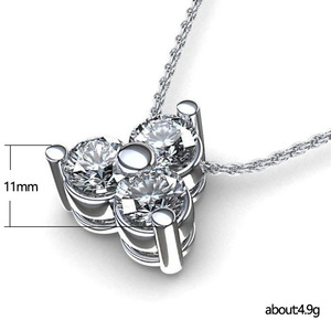 Elegante collana con ciondolo da donna, gioielli minimalisti alla moda con catena a clavicola - Product Image 2