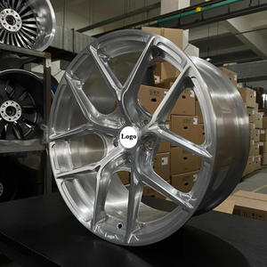 Jantes forgées de 17 18 19 20 21 22 24 pouces, 5 trous, PCD 100-150 mm, argent brossé, noir, pour <span class=keywords><strong>HRE</strong></span> P101SC Mercedes Benz Tesla - Product Image 1