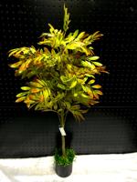 Künstlicher Goldener Olivenbaum für Abschlussfeiern Innen- und Außenbereich Plastik-Simulationspflanzen Gartendekoration Herbstpflanze Heim- und Hoteldekoration