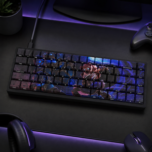 Ensemble de touches PBT personnalisées LOL <span class=keywords><strong>Hextech</strong></span> Annie, 68 touches imprimées sur le côté, sublimation par transfert thermique, profil Cherry pour clavier mécanique - Product Image 3