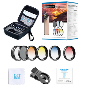 Kit de filtro de 37mm de la serie: rojo/azul/amarillo/naranja/ND32/filtro de estrella/CPL - Product Image 6