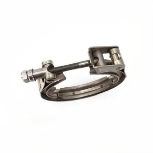 Professional Manufacturer V Band Exhaust Clamp S.S 3.0 Inch Quick Release Clamp Connection Pipe Clamp