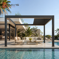 Outdoor-Pavillon-Anbieter: Einziehbare Aluminium-Pergola mit Motorisiertem Dach, Maßgefertigtem Rahmensystem und OEM-Fertigungsservice