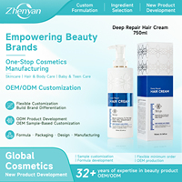Krim Perawatan Rambut OEM Private Label Deep Repair 750ml Menutrisi, Mengembangkan, Anti-Rontok, Keratin, Minyak Argan, Menghaluskan, Mengatasi Rambut Kusut