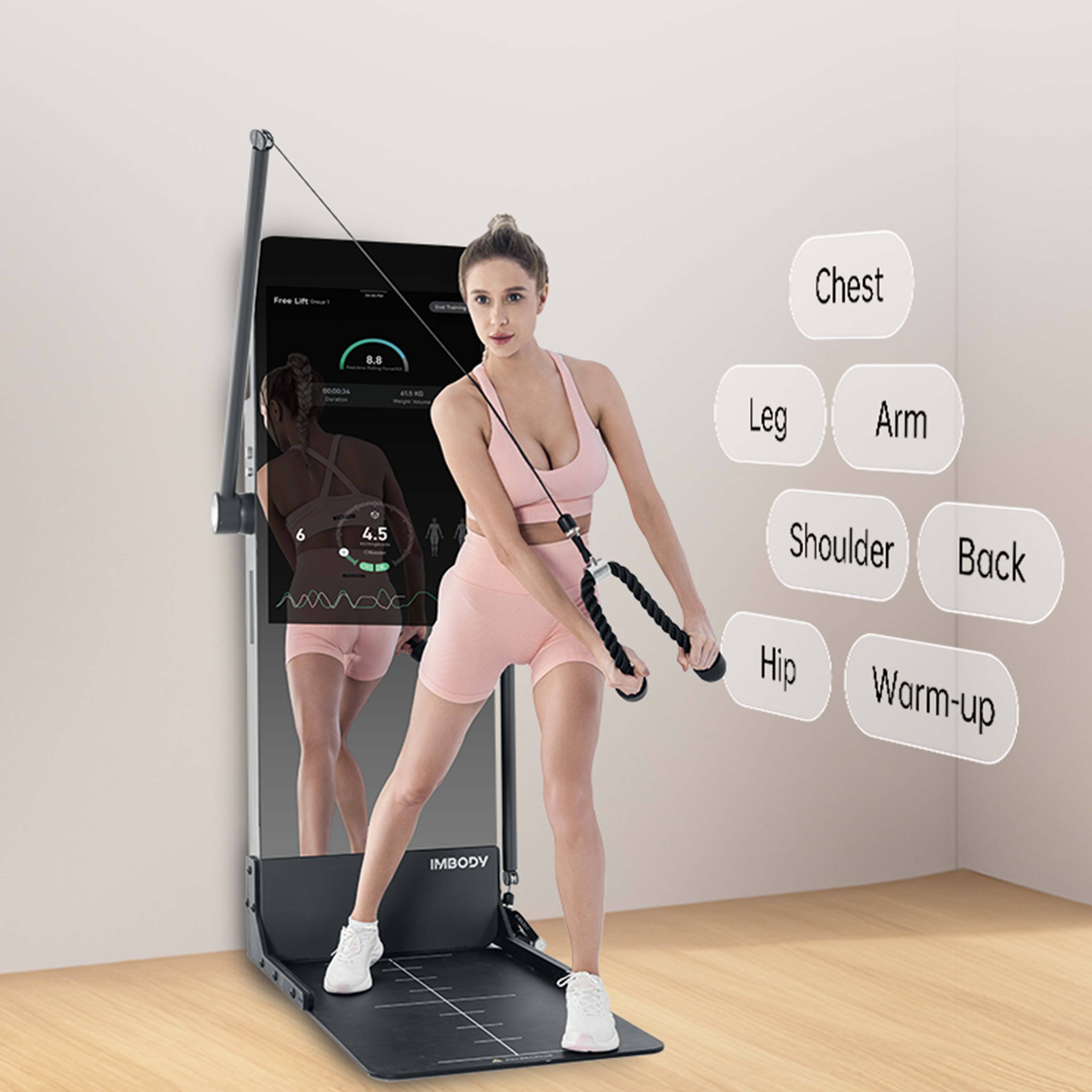 Gym Buy Mirror Workout Mirror Workout Machine IMBODY POWER