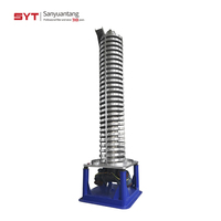 Convoyeur à spirale vibrant en acier inoxydable, neuf, pour l'alimentation verticale par vibration des particules à haute température