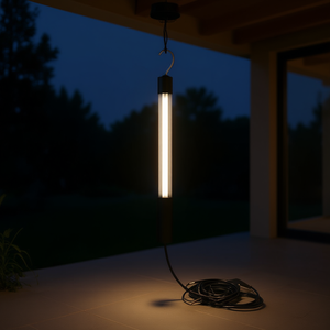 Lampe suspendue LED Fervi 120 cm avec crochet et cordon d'alimentation pour usage intérieur et extérieur - Product Image 3