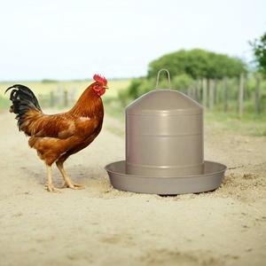 Automatische Kippenwaterer Food Grade Gegalvaniseerde Stalen Zware Duurzame Kippenwaterer Kippendrinker Met Handvat - Product Image 6