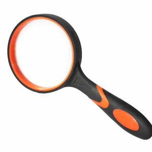 Magnifying Glass Handheld Reading MagnifierためSeniors Kids100MM 4INCHES Glass Magnifying LensためBook Newspaper Reading