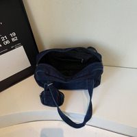 Sacs en Jean Tendance pour Femme Grande Capacité, Sacs à Bandoulière de Créateur avec Portefeuille pour Femme