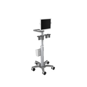 Chariot médical pour iPad de haute qualité, chariot électronique pour endoscope, support roulant à bras rotatif réglable en hauteur - Product Image 1