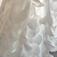 Nappe en taffetas blanc de haute qualité, romantique, pour table de gâteau de mariage, nappe de décoration pour table des amoureux