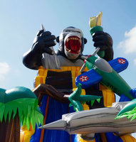 Nouveau design géant APE Escape Play Game : Toboggan aquatique gonflable commercial avec piscine pour événements et fêtes