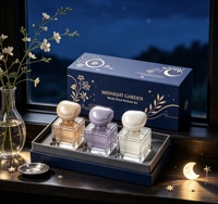 Boîte cadeau en papier rigide personnalisée en gros avec insert pour ensemble de parfums et cosmétiques, emballage pour cadeau de marque