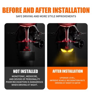 ไฟหน้ารถมอเตอร์ไซค์ LED 12V แบบ Devil Eye พร้อมไฟ Eagle Eye แสดงผลสีคู่ ไฟเลี้ยว - Product Image 4