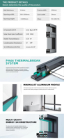 Ventana Corredera de Aluminio Moderna y Minimalista AOSTTER con Vidrio de Seguridad Resistente a Impactos y Herrajes Estéticos Ocultos