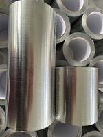 Ruban adhésif en aluminium sans doublure pour l'entretien de la réfrigération, résistant à la chaleur et offrant une isolation durable
