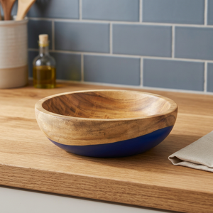 Petit bol à sauce en bois d'acacia, technique personnalisée, style moderne, pour service à la maison ou lors de mariages, idéal pour les soupes, les noix, les salades, les apéritifs et les condiments. - Product Image 6