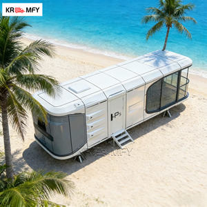 Capsule spatiale de luxe extensible et contemporaine, étanche, avec cuisine et design modulaire - Product Image 5