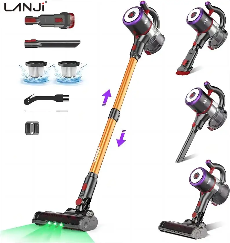 W15 OEM BLDC150W Stick Staubsauger Handheld Akku Elektronische Boden reinigung Haushalts geräte Pflege