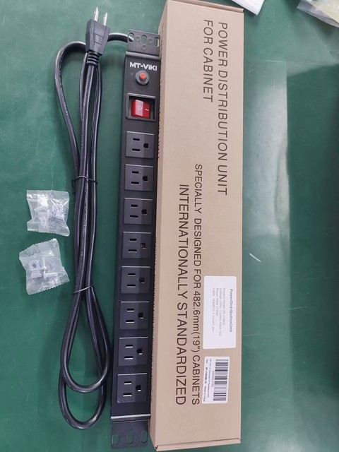 1U Horizontal 19" Rackmount PDU