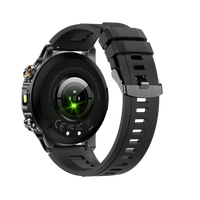 Montre connectée sportive AK87 pour hommes avec lumière LED, assistant vocal extérieur, surveillance de la santé, rappel de messages, modes sportifs multiples