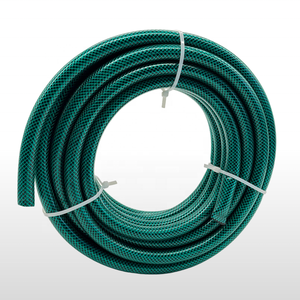 خرطوم حديقة مرن من مادة PVC المقواة الجديدة بأطوال 25 و50 و75 و100 قدم لغسيل السيارات والري - Product Image 2