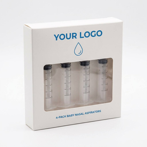 <span class=keywords><strong>Seringue</strong></span> nasale pour bébé approuvée CE, sans BPA, <span class=keywords><strong>avec</strong></span> logo personnalisé, boîte de présentation <span class=keywords><strong>avec</strong></span> embouts en silicone pour pharmacie - Product Image 2