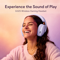 Headset Gaming Nirkabel Dual Mode G325 untuk Kontrol Sentuh 5.2, Baterai 24 Jam, Driver 32mm, PS5 PC Konsol