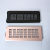 Grille de ventilation au sol en métal durable pour conduits CVC, usage domestique et commercial
