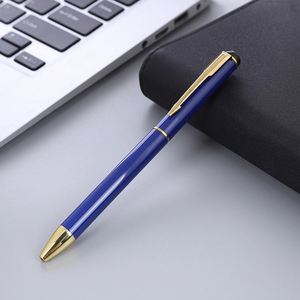 Bolígrafo de Metal con Clip en Forma de Flecha y Detalles en Negro Brillante y Dorado, Bolígrafo de Firma con Logotipo Personalizado para Oficina, Hotel, Regalo Promocional Corporativo - Product Image 3