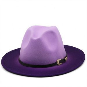 หมวกสักหลาดพิมพ์ลายดิจิทัล X1646 สำหรับผู้หญิง ทรงโคลช์ สำหรับกิจกรรมกลางแจ้ง ดีไซน์คลาสสิก ปีกกว้าง - Product Image 6