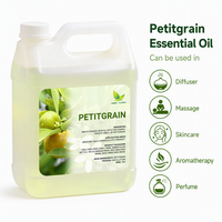 Huile essentielle de petitgrain distillée à la vapeur naturelle pour l'aromathérapie, le sommeil, les diffuseurs et la fabrication de savons – Vente en gros en vrac