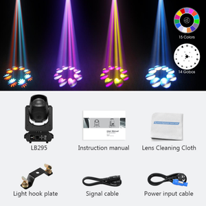 Lớn cái môi 295W 14R chùm di chuyển đầu ánh sáng đôi lăng kính Sharpy ánh sáng <span class=keywords><strong>DMX</strong></span> cabeza movil Luces chuyên nghiệp DJ Câu lạc bộ ánh sáng sân khấu - Product Image 6