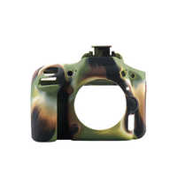 Protecteur de housse en caoutchouc pour appareil photo en Silicone noir blanc jaune pour Nikon 6D 7D D700 D780 pour Canon 80D; Studio Photo