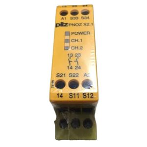 Pilz Safety <b>Relay</b> PNOZ X2.1 24V DC 5A 2-Channel Chassis Mount Screw Terminal - Product Image 1