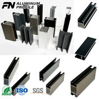 Profilé en aluminium série 6000, usinage CNC, anti-corrosion, profilé d'extrusion en aluminium sur mesure, profilé de porte coulissante en aluminium