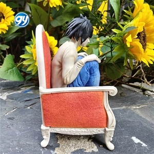 Figurines d'anime japonais <span class=keywords><strong>Death</strong></span> <span class=keywords><strong>Note</strong></span> L Figure Ryosaki 1/<span class=keywords><strong>10</strong></span> Sofa Al Rolette PVC Action Figure Model Toys - Product Image 4
