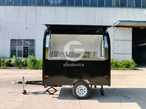 Etodevice Remorques de restauration rapide mobiles entièrement équipées de 7,2 pieds pour la vente de hamburgers - Product Image 3