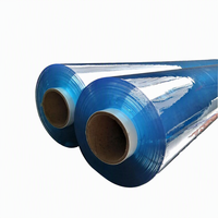 Film PVC Super Transparent, Rouleau de Plastique Flexible Haute Transparence, Feuille PVC Transparente Multi-usages pour Emballage et Couverture de Surface