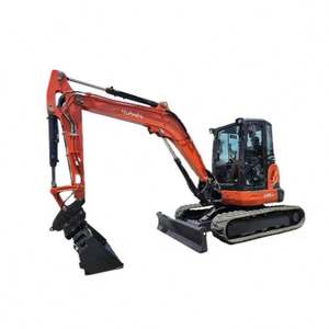 Mini-excavatrice U55-5 de 5 tonnes en stock – Excavatrices sur chenilles avec boîte de vitesses et composants de roulement de pointe - Product Image 1