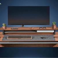 Escritorio de Computadora Plegable, Ajustable, Portátil, Duradero y Ecológico de Nogal y Roble, con Almacenamiento para E-Sports, Sistema Modular Personalizable