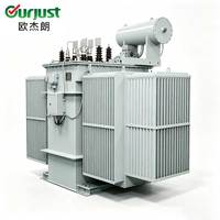 Transformateur de sous-station immergé dans l'huile 2500 kVA S10/S11/S13 11 kV/33 kV, équipement de distribution d'énergie, transformateur abaisseur à alimentation en boucle