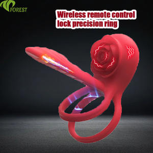 <span class=keywords><strong>Anillo</strong></span> Vibrador para Hombre TT FOREST, Vibración Remota para Parejas, <span class=keywords><strong>Anillo</strong></span> Doble con Vibración Completa, <span class=keywords><strong>Anillo</strong></span> <span class=keywords><strong>Testicular</strong></span> con Bloqueo Sexual para Adultos, Vibración Retardada - Product Image 1