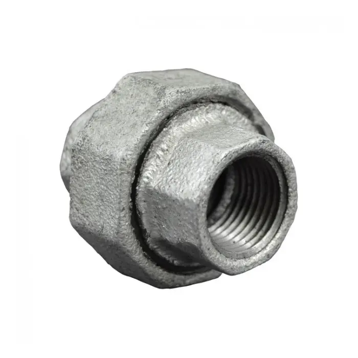 Fig.342 Gi Pipe Fittings Black Malleable Iron Conical Brass Seat Union Industrial Equipment Accessories
