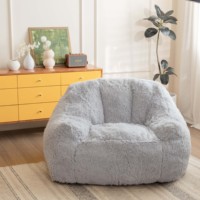 Pouf géant en mousse déchiquetée, doux et moelleux, pour chambre à coucher, salon, meubles thérapeutiques