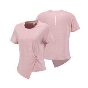 Fitness Shirt Femmes En Plein Air Dry Fit Sportswear Workout <span class=keywords><strong>Sweat</strong></span> Shirts Running Gym Tee Shirt - Product Image 6