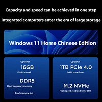Lenovo Xiaoxin 24 All in One PC Intel Core I5-13420H 16GB DDR5 RAM 512GB SSD 23.8Inch Win11 Built-in Camera AIO Desktop Computer