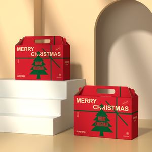 Boîtes en papier de Noël recyclables biodégradables personnalisées boîtes postales en carton ondulé finition mate disponible différente - Product Image 2